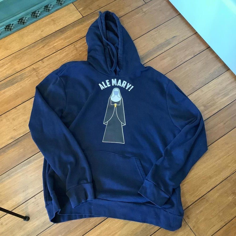 Alternative Apparel Ale Mary! Hoodie -‎ XL